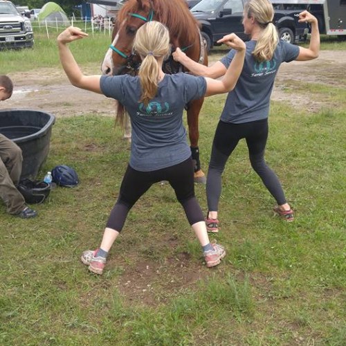 ride and tie (my own horse)